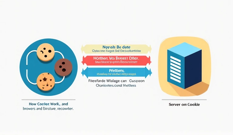 Illustration of how cookies work